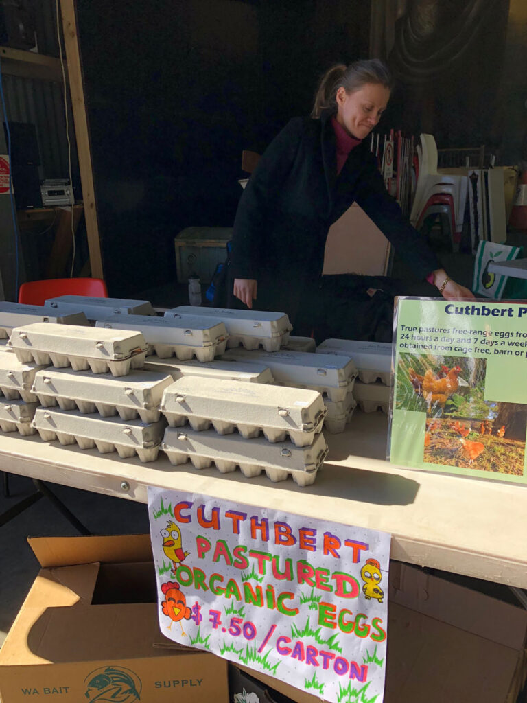 Cuthbert Pastured Eggs are now at the Boat Shed Markets