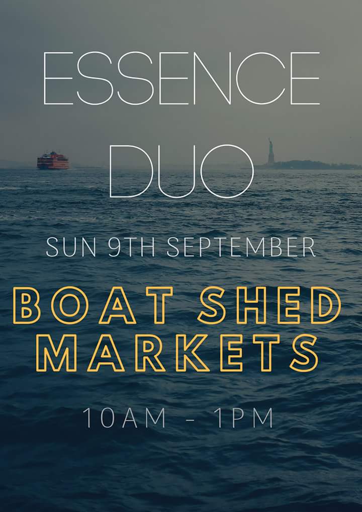 Music at the Boat Shed Markets – Sunday 9th September